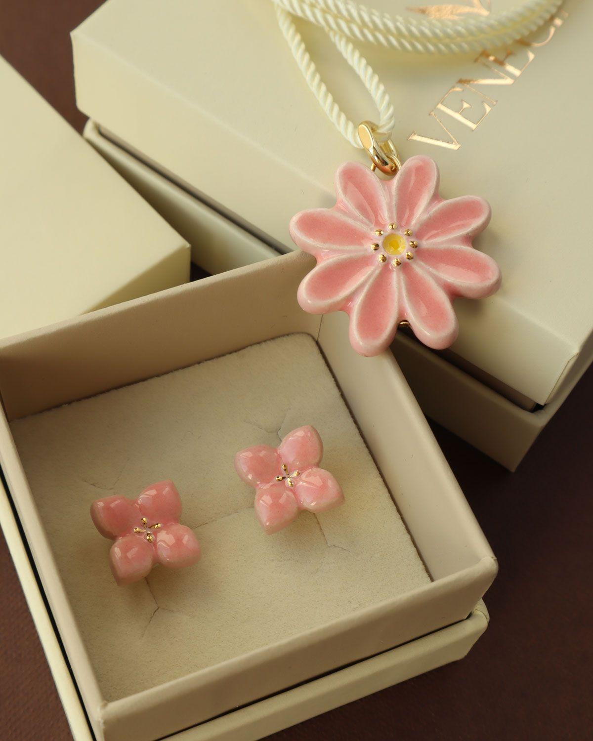 Сережки HORTENSIA (коралові)